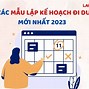 File Excel Kế Hoạch Du Lịch