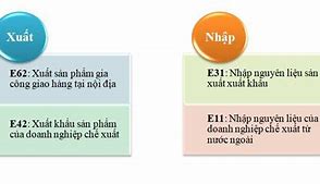 Loại Hình Nhập Sản Xuất Xuất Khẩu