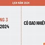 Tháng 3 Năm 2024 Dương Lịch Ngày Nào Tốt